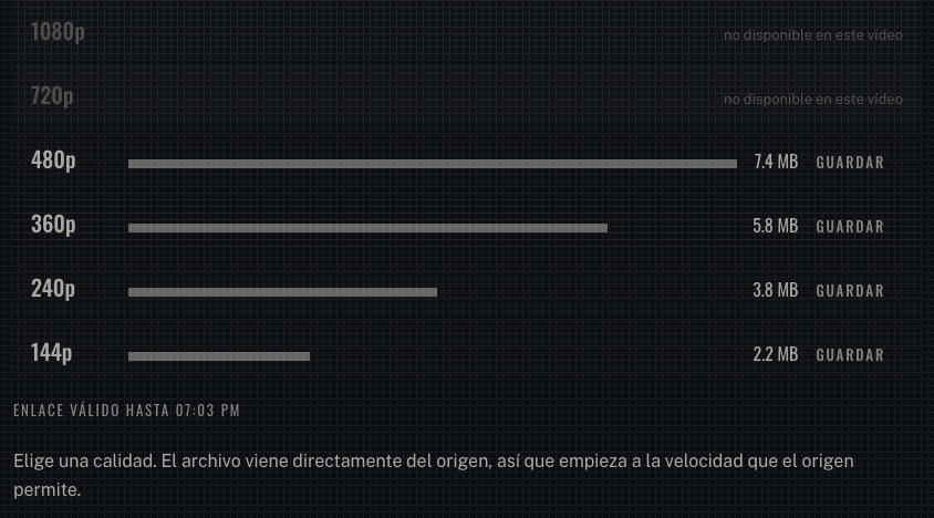 La línea de progreso de tnaflixdl contando durante una descarga, con el porcentaje, los megabytes recibidos y el tamaño total